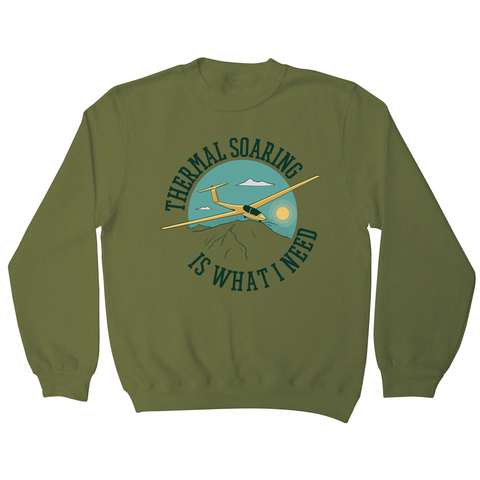 Sailplane quote sweatshirt - Graphic Gear