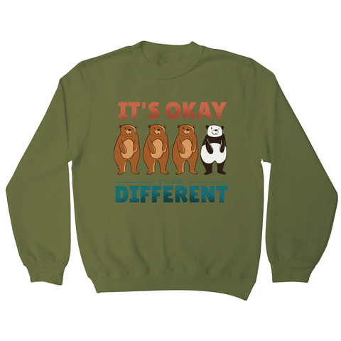 Different bears quote sweatshirt - Graphic Gear