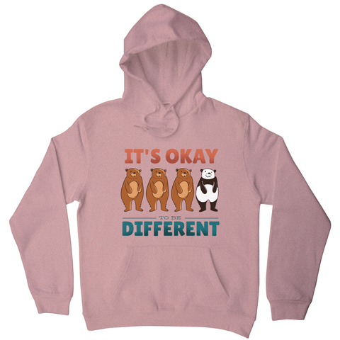 Different bears quote hoodie - Graphic Gear