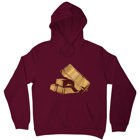 Gold bars hoodie - Graphic Gear