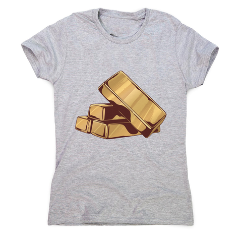 Gold bars women's t-shirt - Graphic Gear