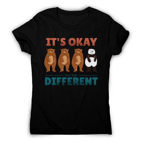 Different bears quote women's t-shirt - Graphic Gear