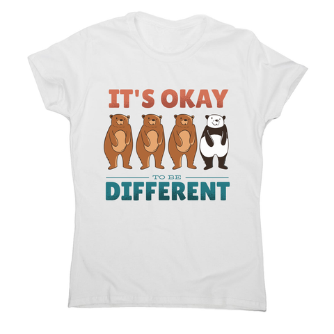 Different bears quote women's t-shirt - Graphic Gear