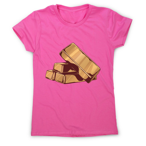 Gold bars women's t-shirt - Graphic Gear