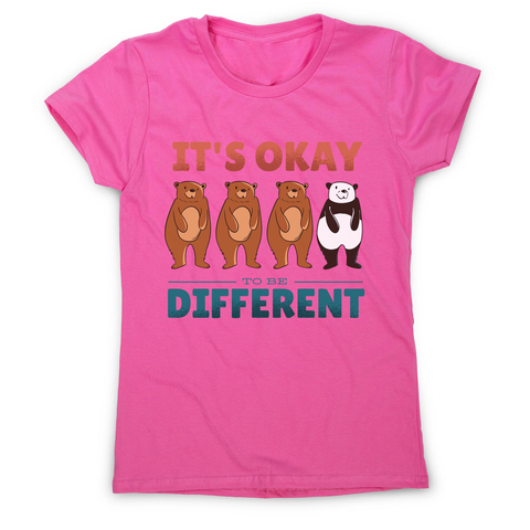 Different bears quote women's t-shirt - Graphic Gear