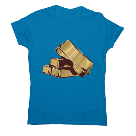 Gold bars women's t-shirt - Graphic Gear