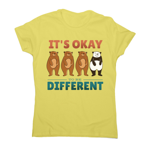 Different bears quote women's t-shirt - Graphic Gear