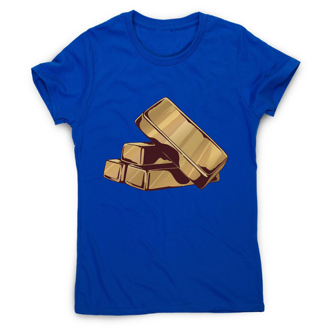 Gold bars women's t-shirt - Graphic Gear