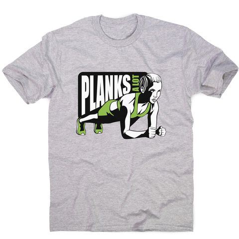 Plank girl quote men's t-shirt - Graphic Gear