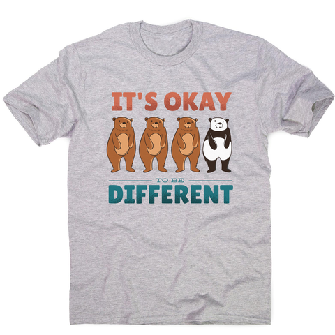 Different bears quote men's t-shirt - Graphic Gear