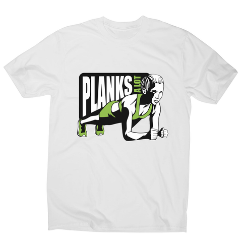 Plank girl quote men's t-shirt - Graphic Gear
