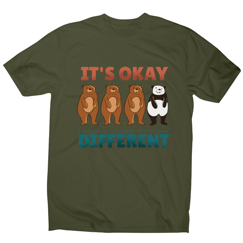 Different bears quote men's t-shirt - Graphic Gear