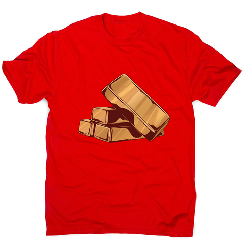 Gold bars men's t-shirt - Graphic Gear