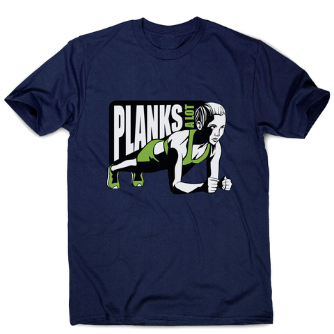 Plank girl quote men's t-shirt - Graphic Gear