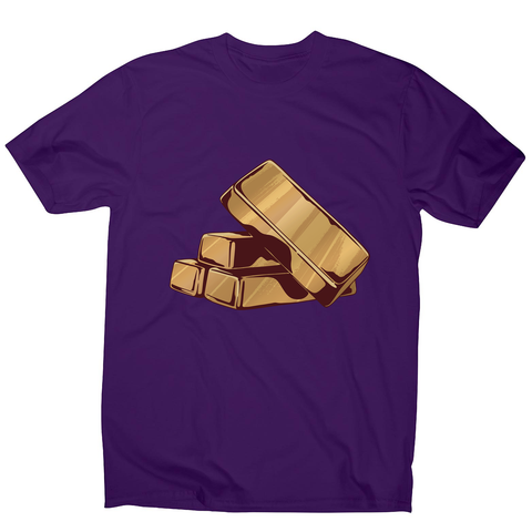 Gold bars men's t-shirt - Graphic Gear