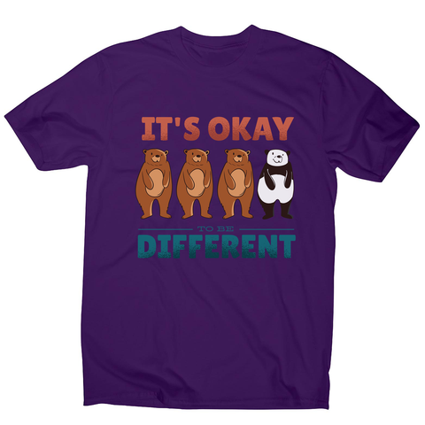 Different bears quote men's t-shirt - Graphic Gear