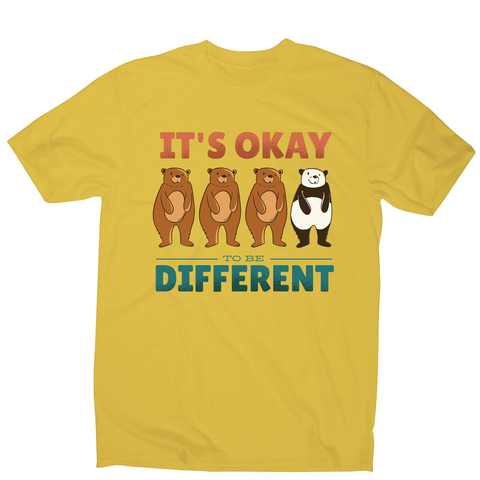 Different bears quote men's t-shirt - Graphic Gear