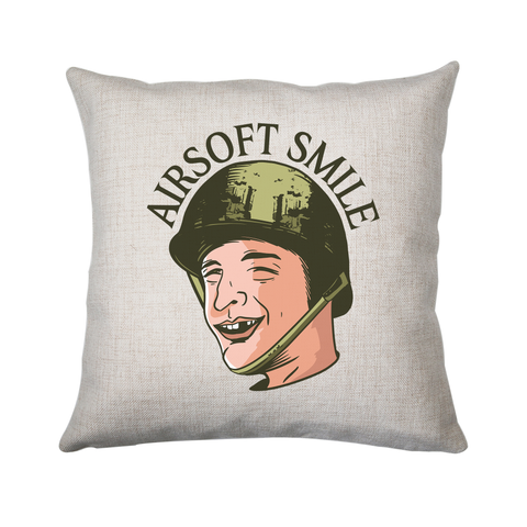 Funny toothless man airsoft cushion cover pillowcase linen home decor - Graphic Gear