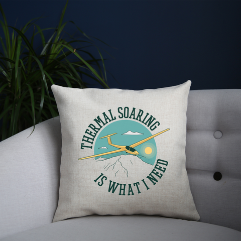 Sailplane quote cushion cover pillowcase linen home decor - Graphic Gear