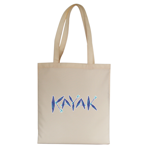 Kayak sport tote bag canvas shopping - Graphic Gear