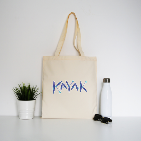 Kayak sport tote bag canvas shopping - Graphic Gear