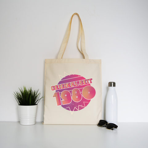 Original german birthday tote bag canvas shopping - Graphic Gear