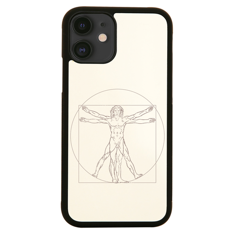 Virtuvian man iPhone case cover 11 11Pro Max XS XR X - Graphic Gear