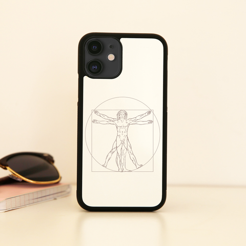 Virtuvian man iPhone case cover 11 11Pro Max XS XR X - Graphic Gear