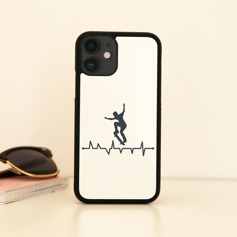 Skateboard heart line iPhone case cover 11 11Pro Max XS XR X - Graphic Gear