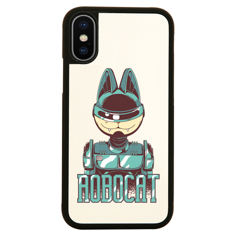 Robocat iPhone case cover 11 11Pro Max XS XR X - Graphic Gear
