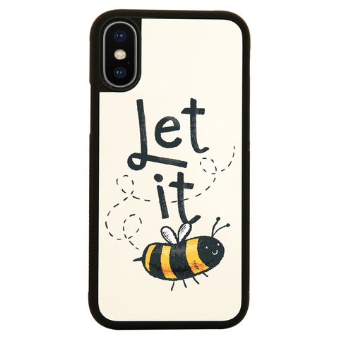Let it bee iPhone case cover 11 11Pro Max XS XR X - Graphic Gear