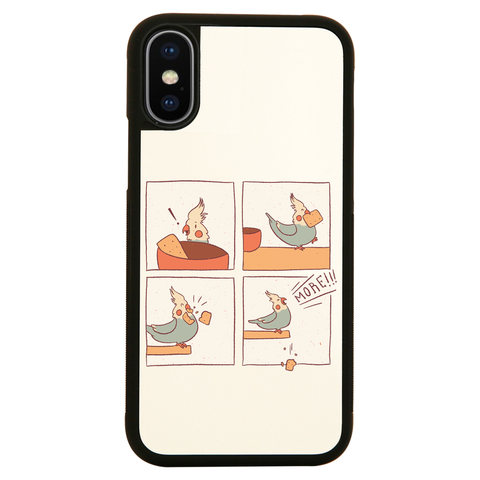 Cockatiel comic iPhone case cover 11 11Pro Max XS XR X - Graphic Gear