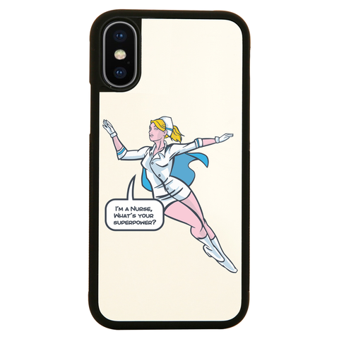 Nurse superhero iPhone case cover 11 11Pro Max XS XR X - Graphic Gear