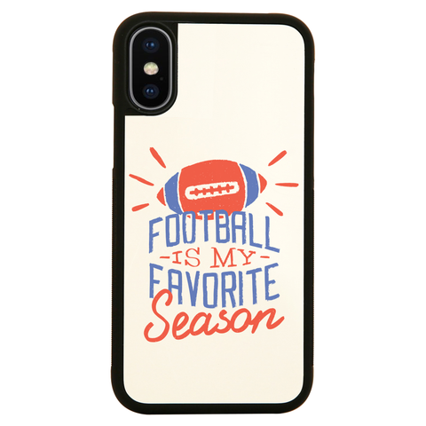 Football season iPhone case cover 11 11Pro Max XS XR X - Graphic Gear