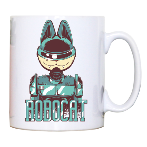 Robocat mug coffee tea cup - Graphic Gear