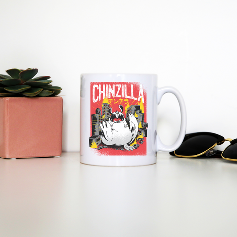 Chinchilla monster mug coffee tea cup - Graphic Gear