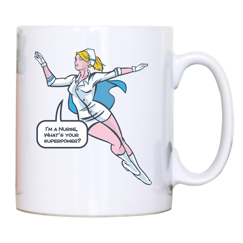 Nurse superhero mug coffee tea cup - Graphic Gear