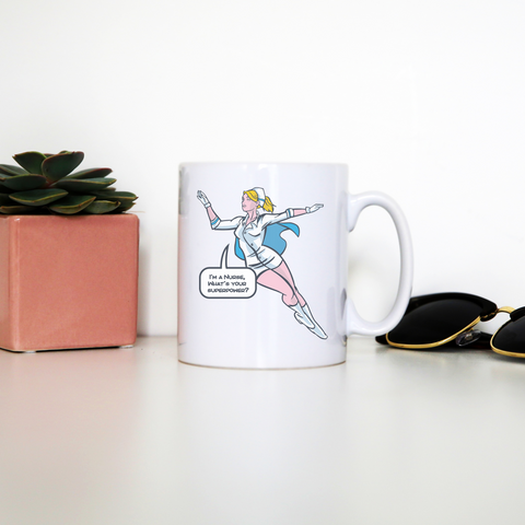 Nurse superhero mug coffee tea cup - Graphic Gear