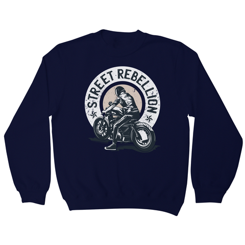 Biker quote sweatshirt - Graphic Gear