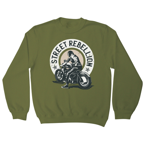 Biker quote sweatshirt - Graphic Gear