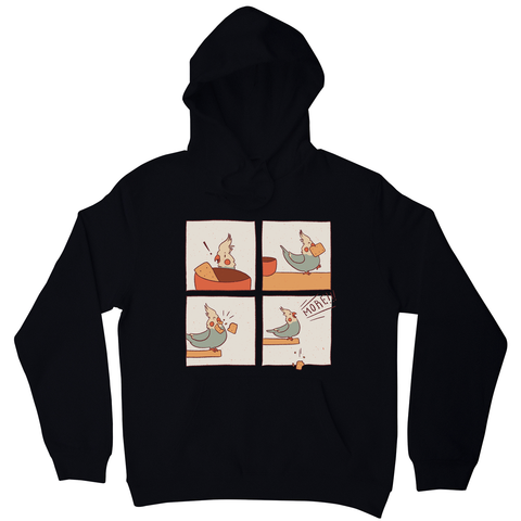Cockatiel comic hoodie - Graphic Gear