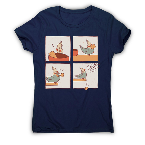 Cockatiel comic women's t-shirt - Graphic Gear
