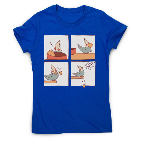 Cockatiel comic women's t-shirt - Graphic Gear
