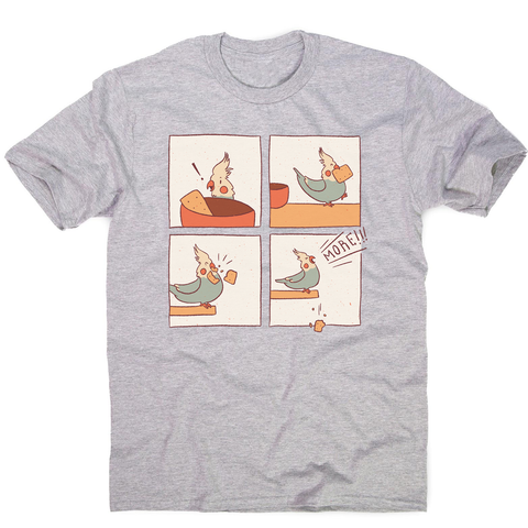 Cockatiel comic men's t-shirt - Graphic Gear