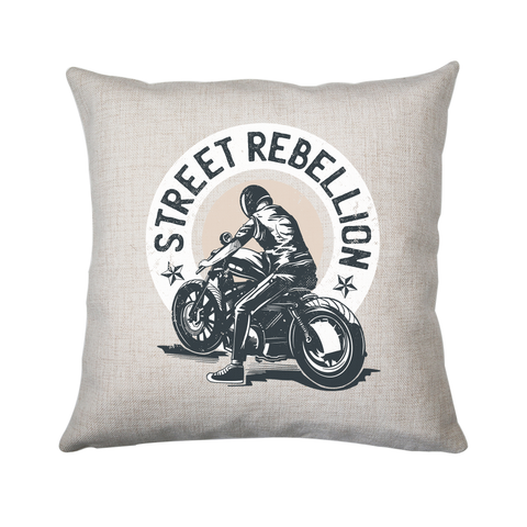 Biker quote cushion cover pillowcase linen home decor - Graphic Gear