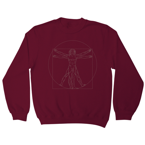 Virtuvian man sweatshirt - Graphic Gear