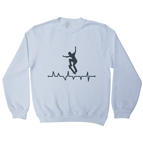 Skateboard heart line sweatshirt - Graphic Gear