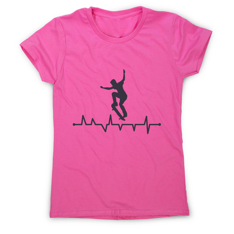 Skateboard heart line women's t-shirt - Graphic Gear