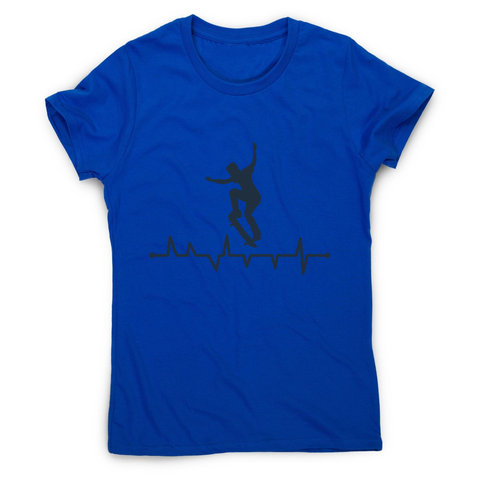 Skateboard heart line women's t-shirt - Graphic Gear