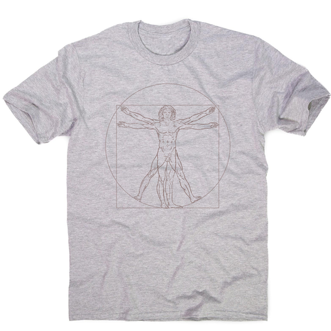 Virtuvian man men's t-shirt - Graphic Gear